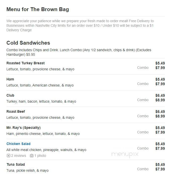 The Brown Bag - Nashville, GA