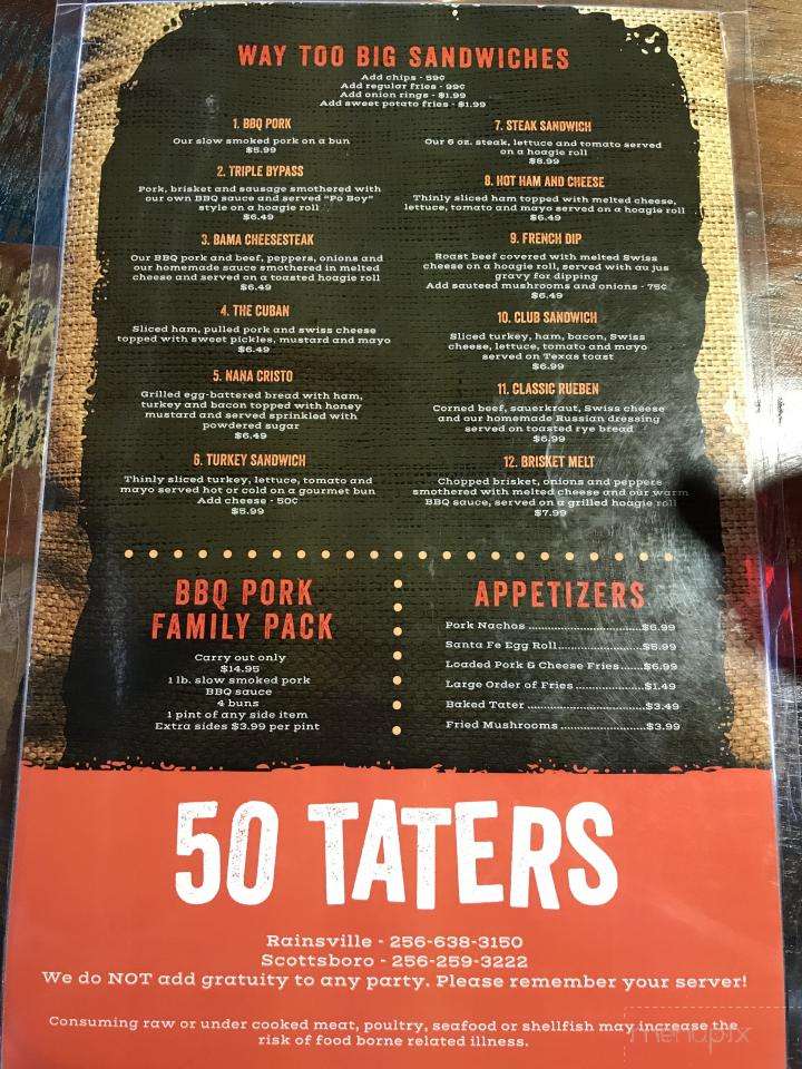 50 Taters - Rainsville, AL