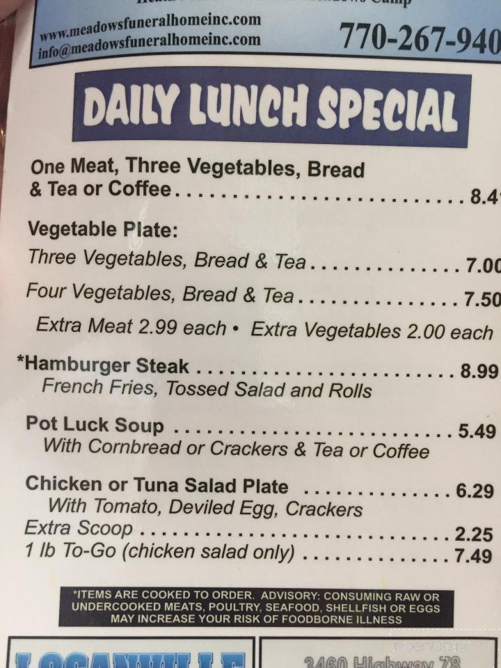 Pot Luck Cafe - Monroe, GA