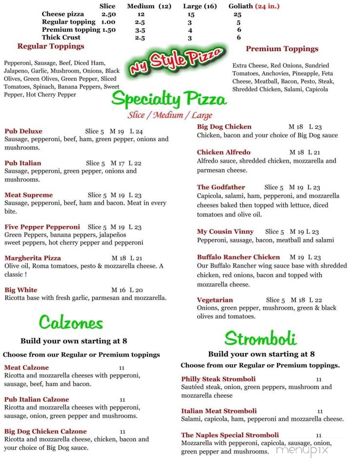 AJ's Pizza Pub - Cornelia, GA