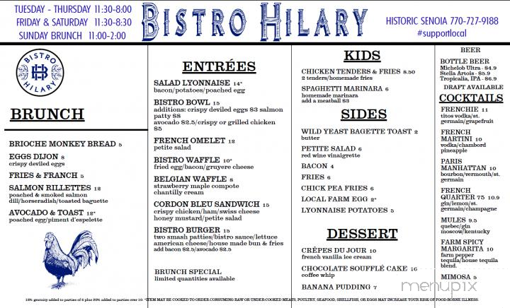 Bistro Hilary - Senoia, GA