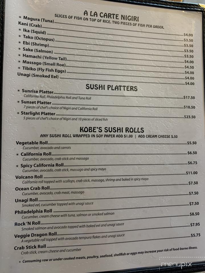 Kobe Express Japanese Restaurant - Franklin, NC