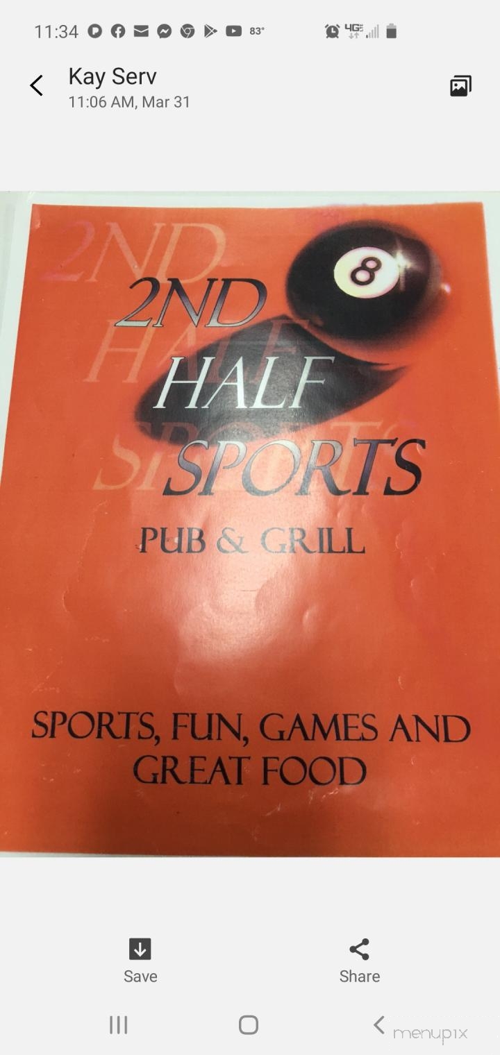 2nd Half Sports Pub & Grill - Cartersville, GA