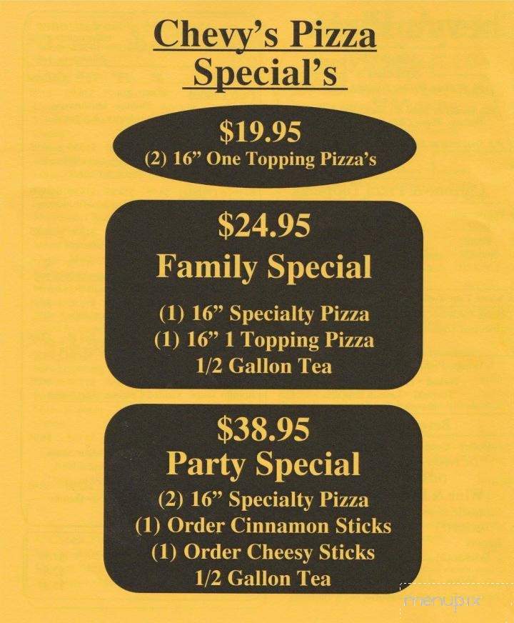 Chevy's Pizza - Gray, GA