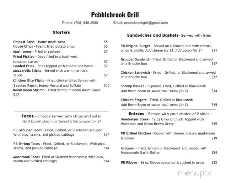 Pebblebrook Golf Grill - Woodbury, GA