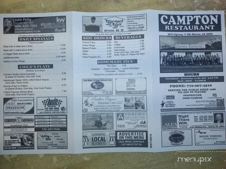 Campton Restaurant - Monroe, GA